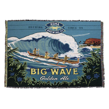 Big Wave Throw Blanket