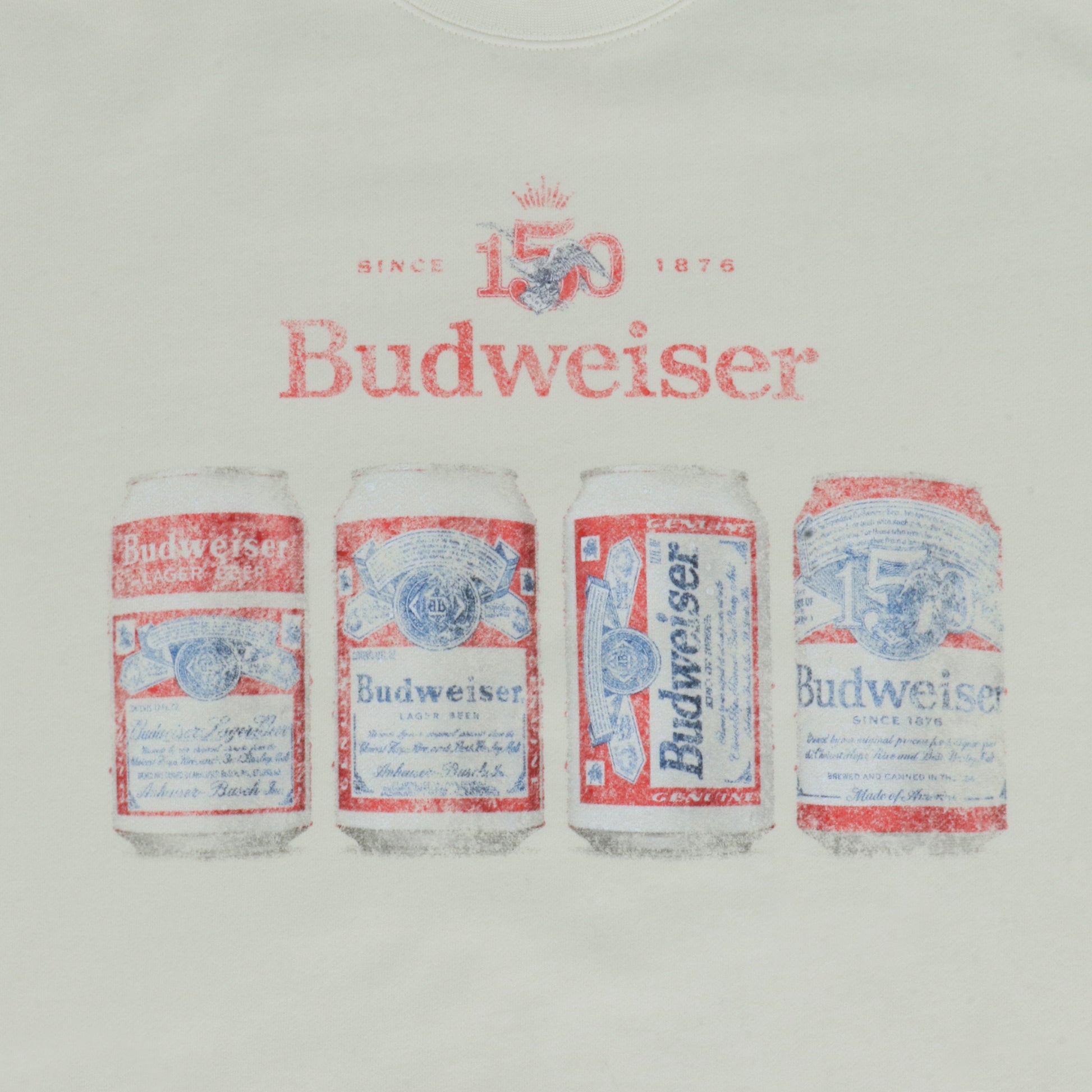 Budweiser 150th Anniversary Can Crewneck
