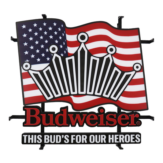 This Bud's For Our Heroes LED