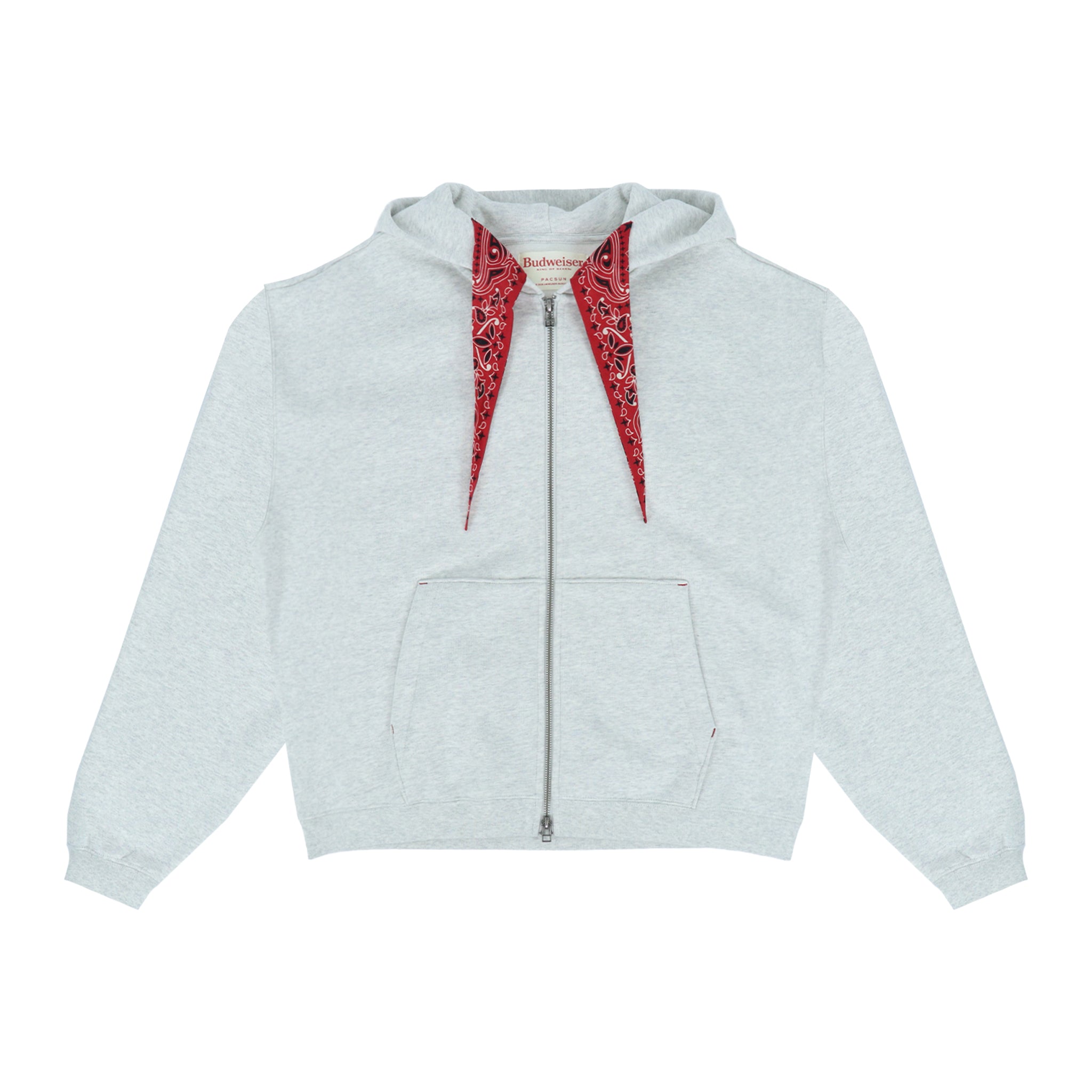 Budweiser x PacSun Paisley Zip Up Hoodie