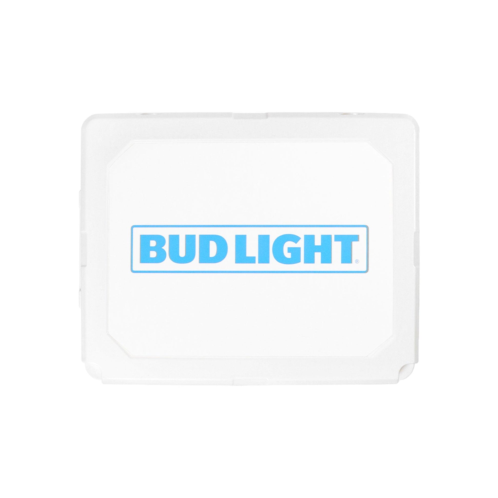 top of cooler with Bud Light decal decoration