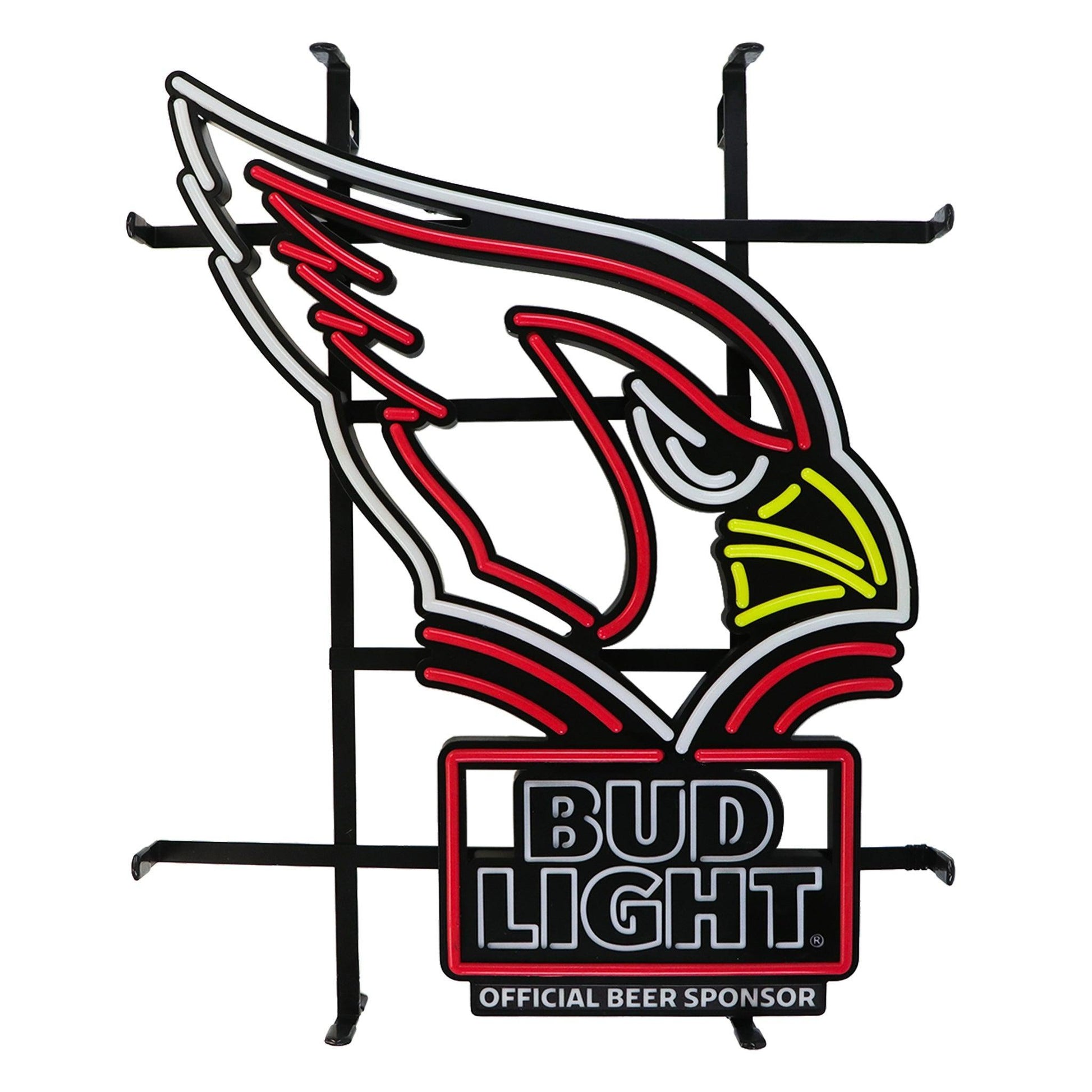 Arizona Cardinals Bud Light NFL LED Sign - White Unlit