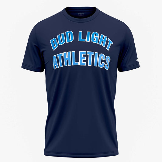 Bud Light Athletics Men's Blue Champion T-Shirt