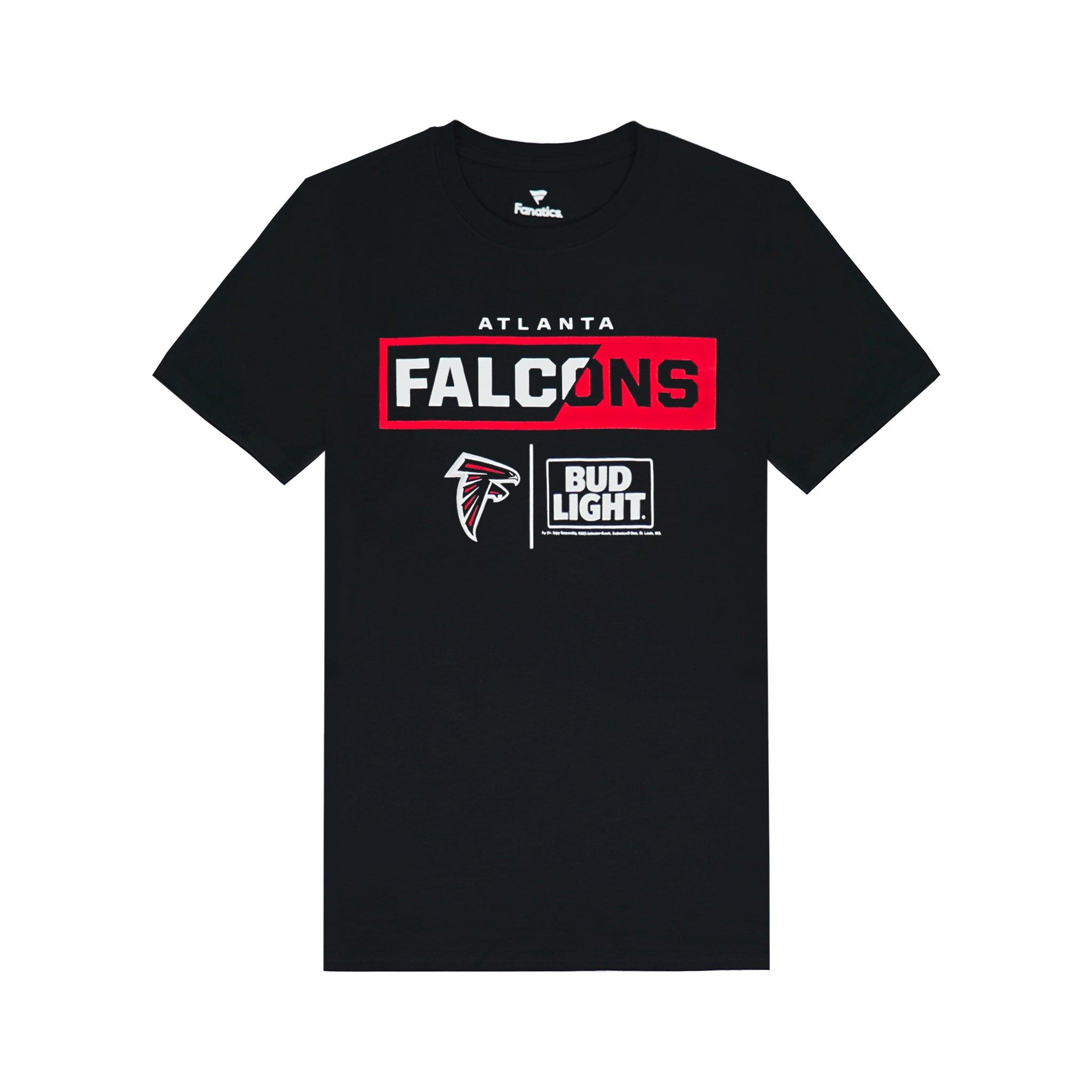 atlanta falcons fan gear Bud Light Atlanta Falcons Team T-Shirt S