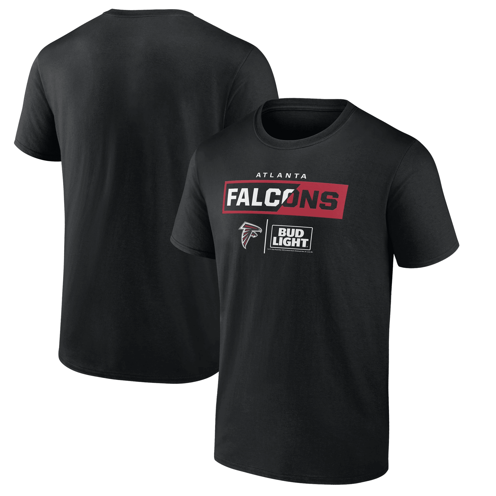 BUD LIGHT ATLANTA FALCONS TEE BLACK