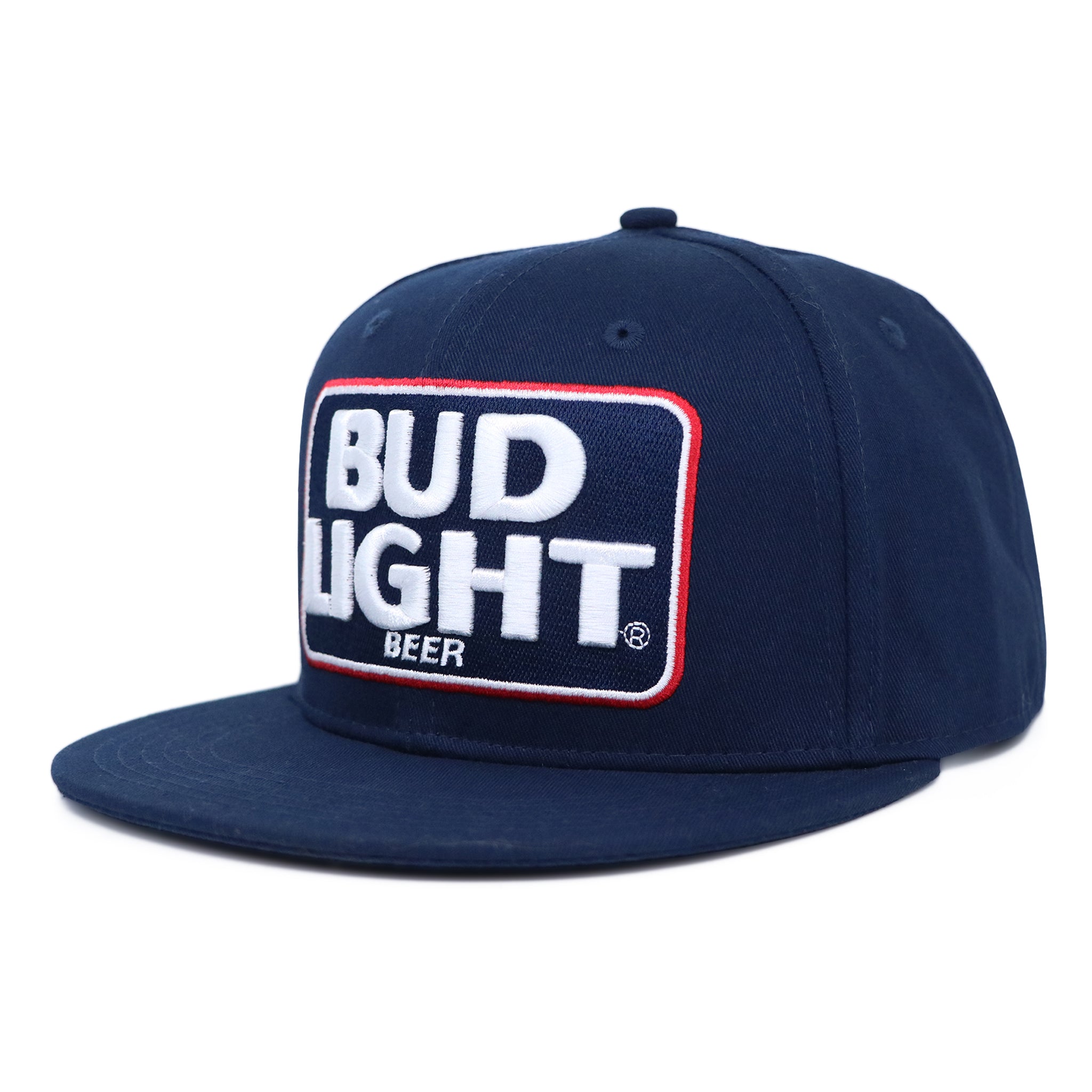 帽子 90's BUD LIGHT BEER CASQUETT CAP HAT USA Vintage Bud Light Hat 90s Snapback Cap Budweiser Red Blue