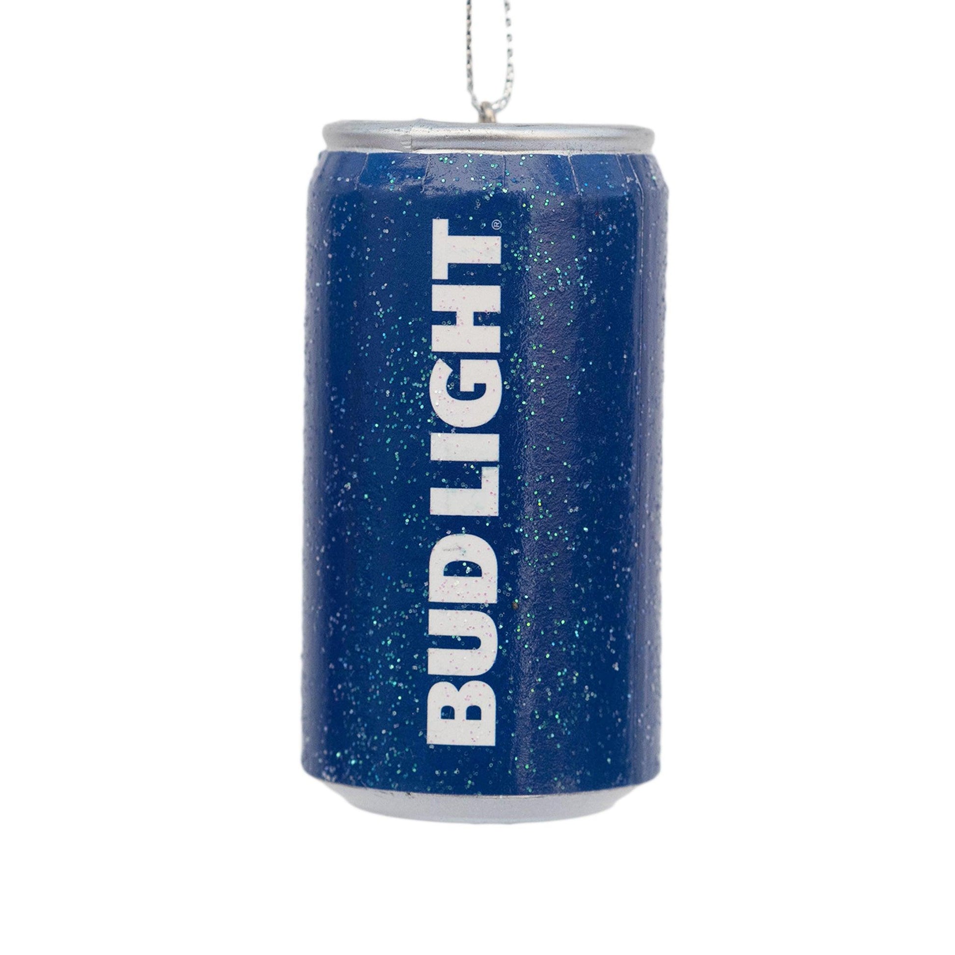 Bud Light Can Ornament Logo Closeup