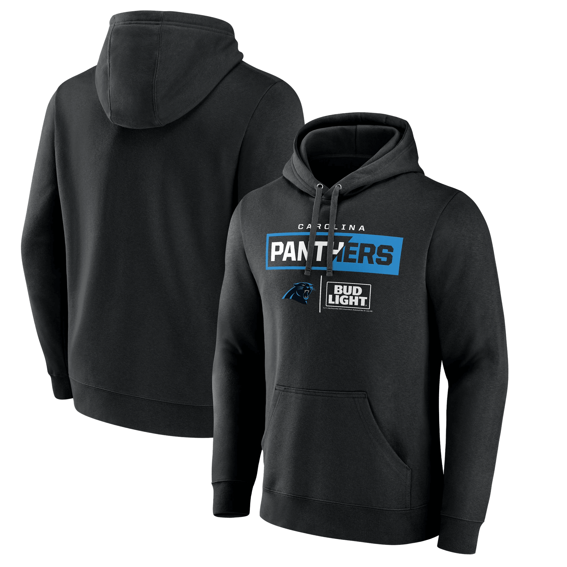 BUD LIGHT PANTHERS HOODIE BLACK