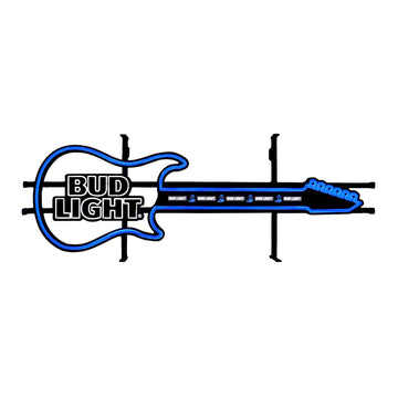 Front of Bud Light guitar led 