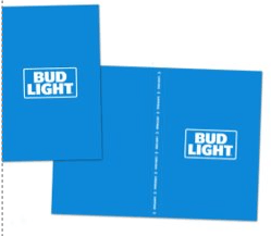 Bud Light Crown Strip Notebook