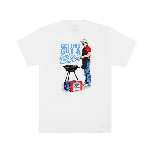"Get This Guy a Beer" Budweiser and Bud Light T-Shirt
