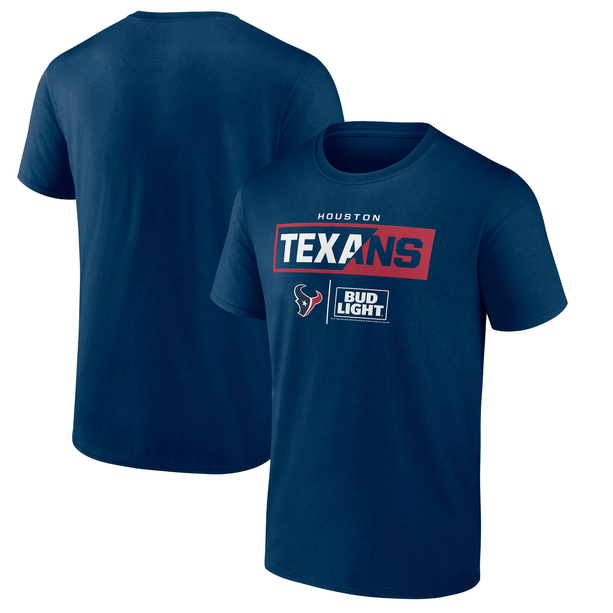 Bud Light Houston Texans Team T Shirt