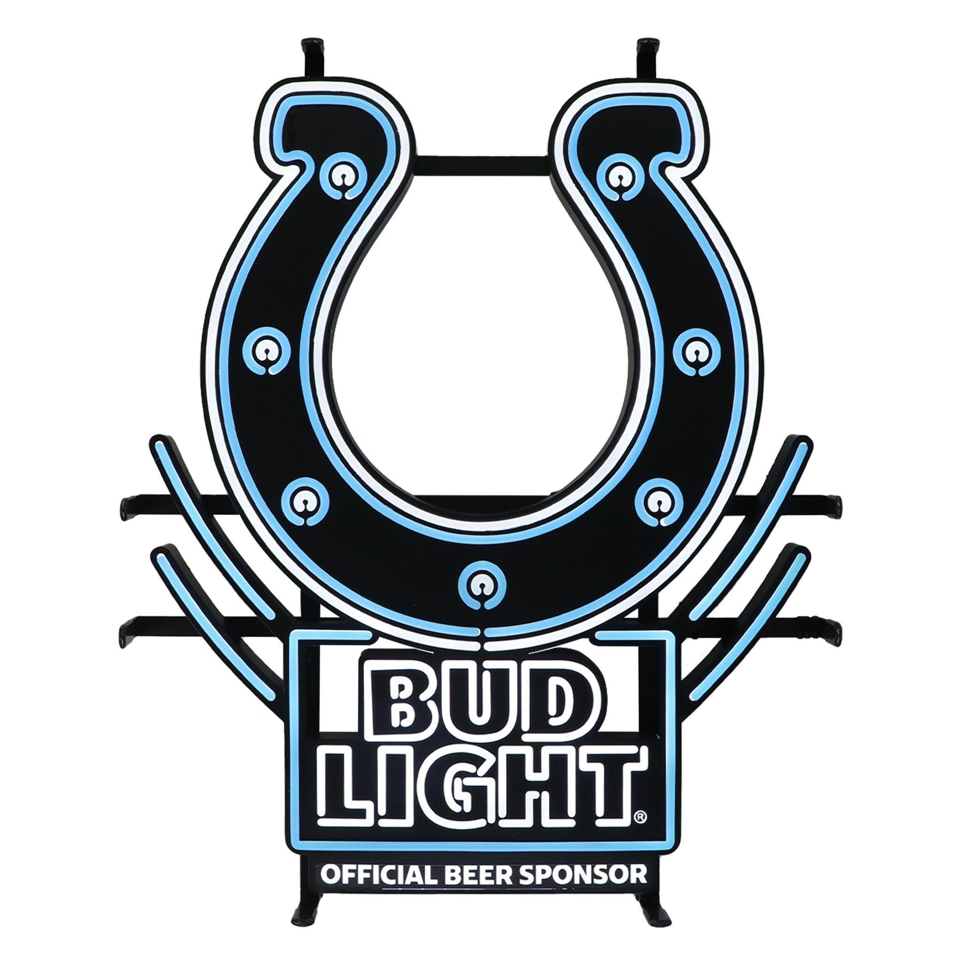 Indianapolis Colts Bud Light NFL LED Neon Sign - Light Lit