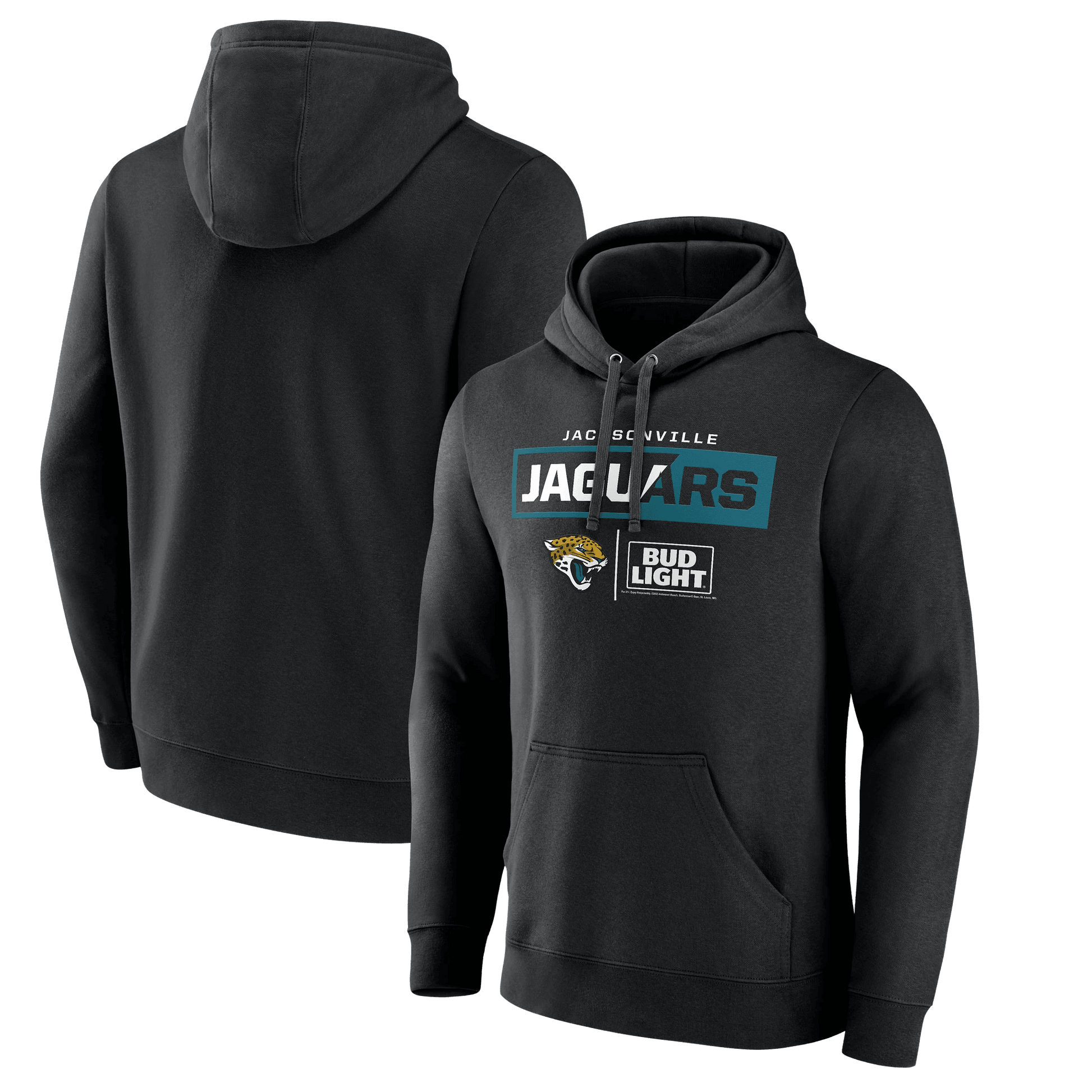 BUD LIGHT JAGUARS HOODIE BLACK