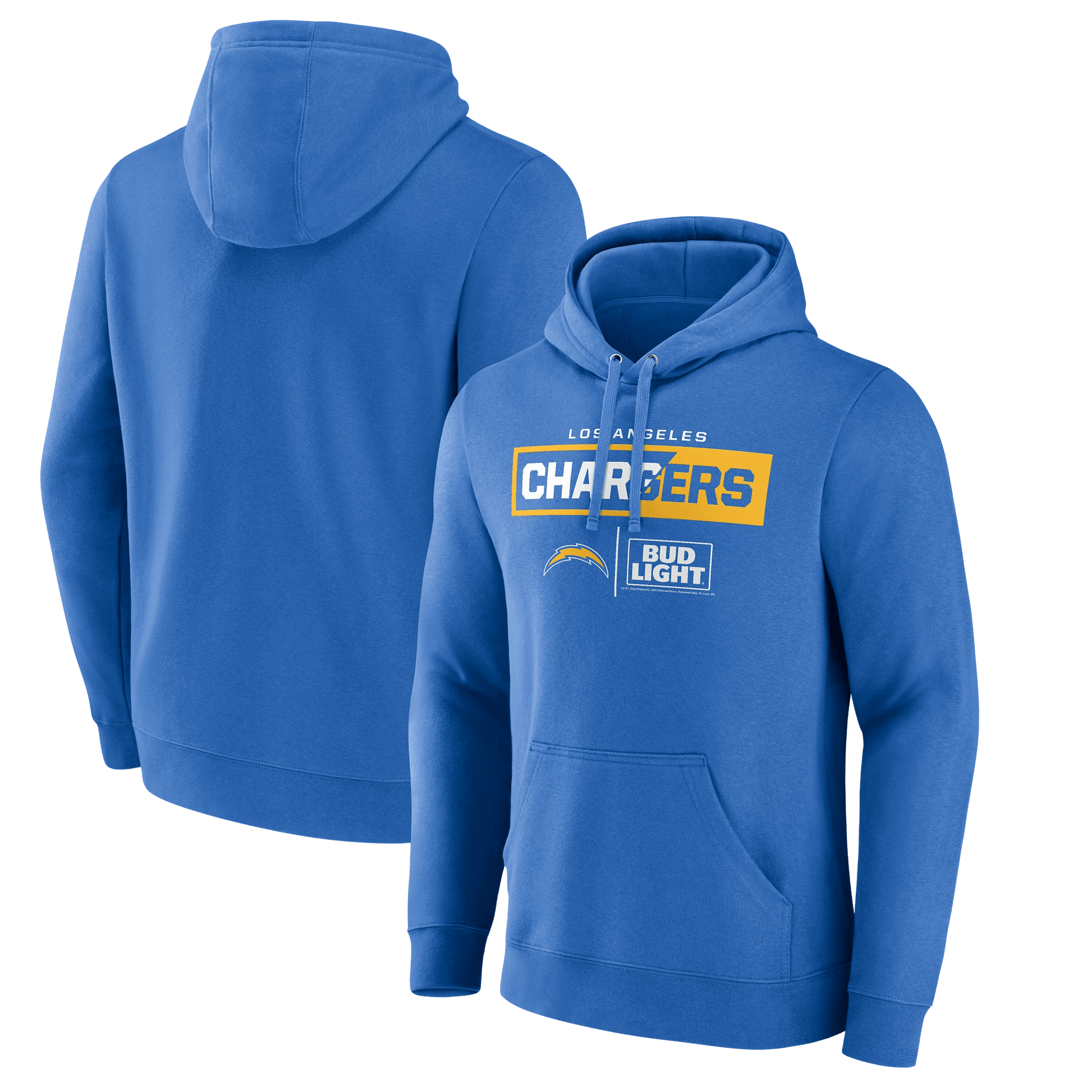 BUD LIGHT CHARGERS HOODIE BLUE