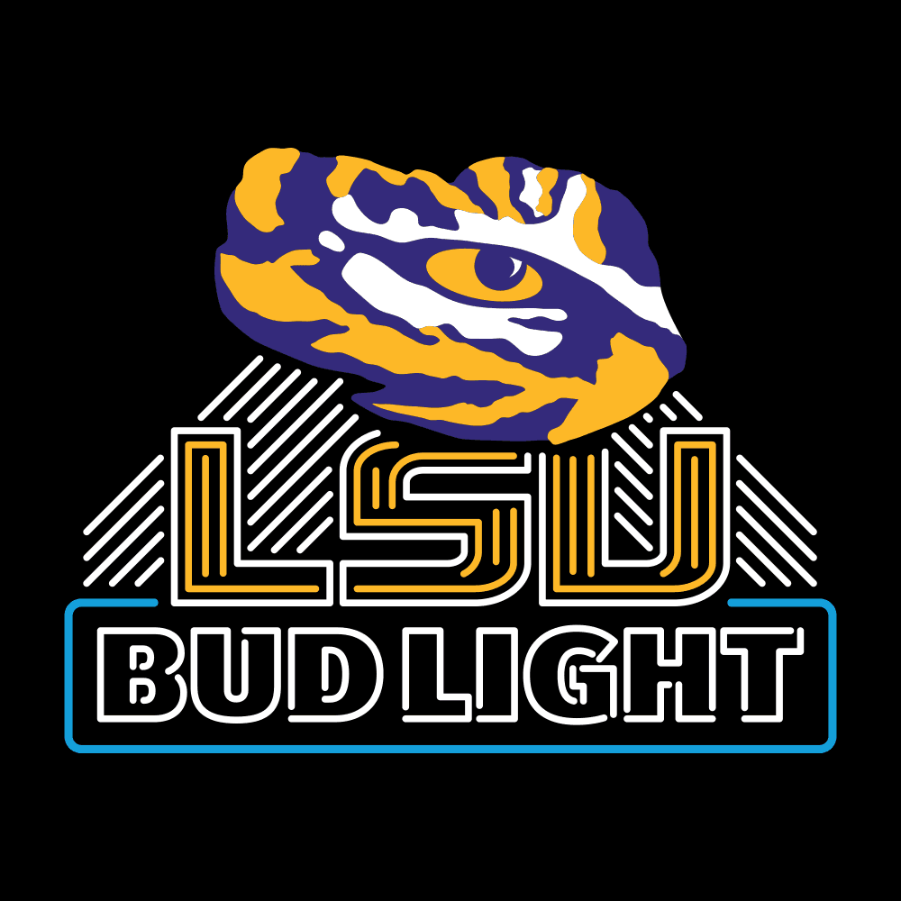 Bud Light LSU Tigers LED Sign