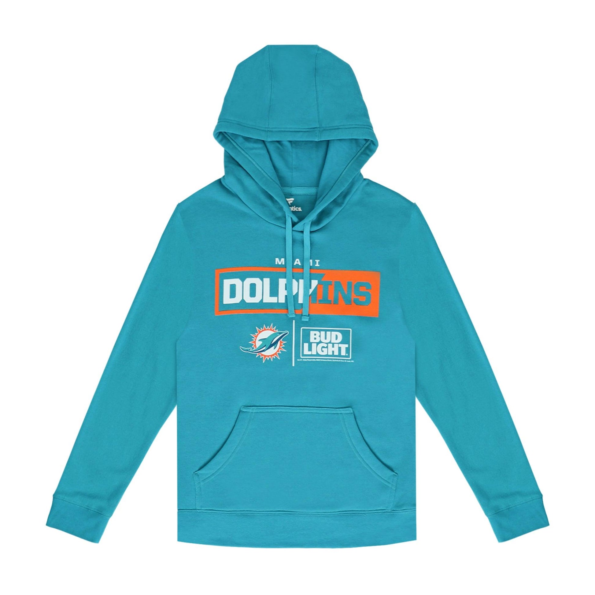 hoodie with dolphind and bud light logo