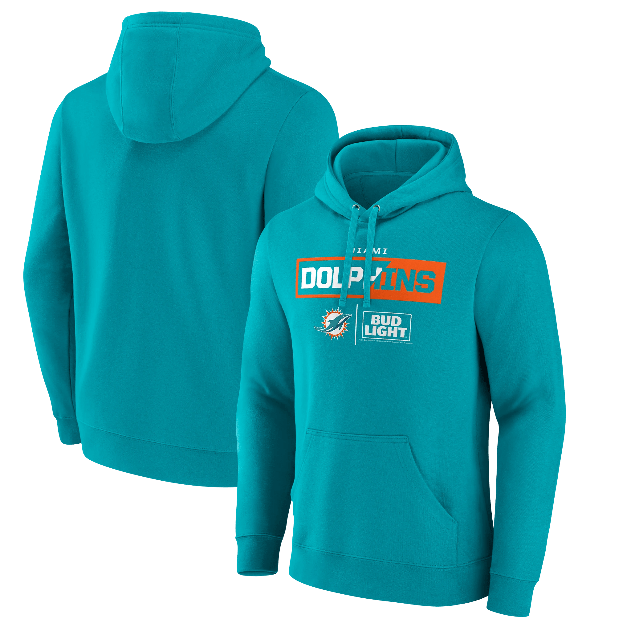 Bud Light Miami Dolphins Team Hoodie Bud Light Miami Dolphins Team Hoodie