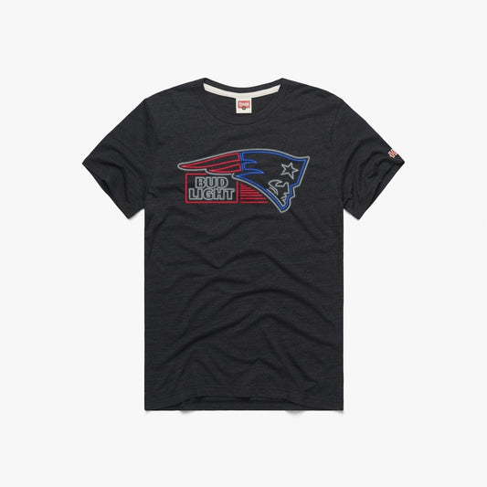 Bud Light New England Patriots Black T-Shirt