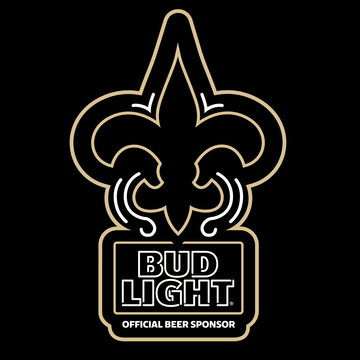 Bud Light New Orleans Saints NFL LED Sign