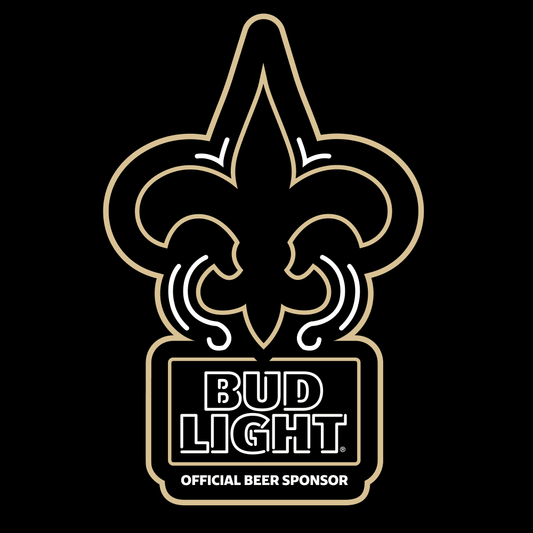 Bud Light New Orleans Saints NFL LED Sign