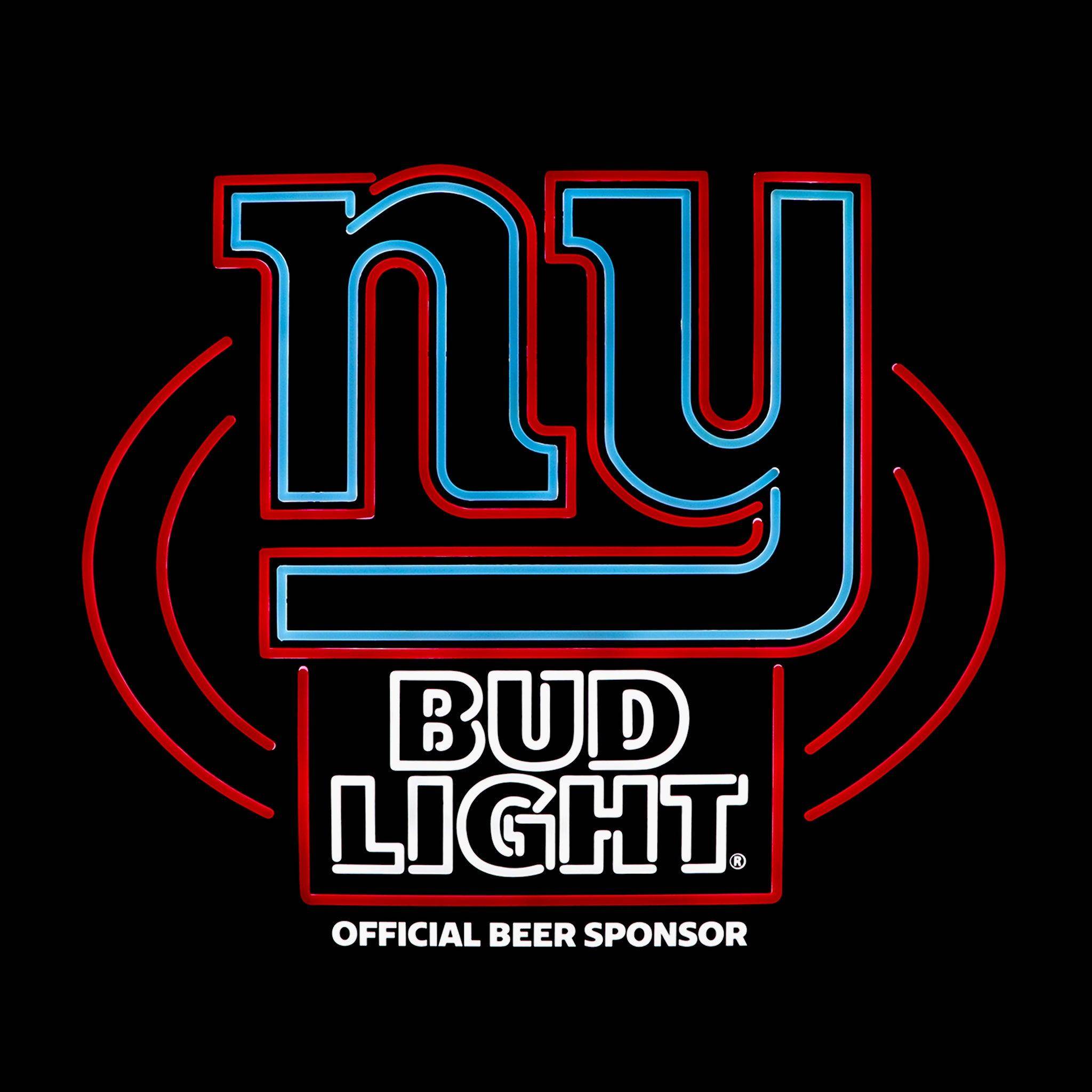 Bud Light New York Giants NFL LED Sign