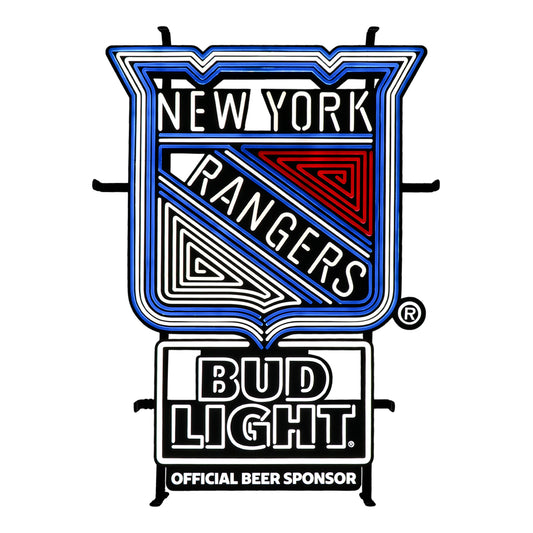New York Rangers LED with white background