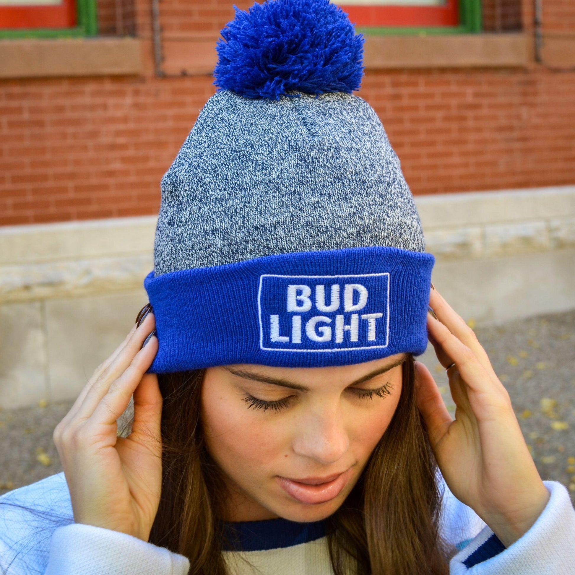 Lifestyle image of woman wearing beanie