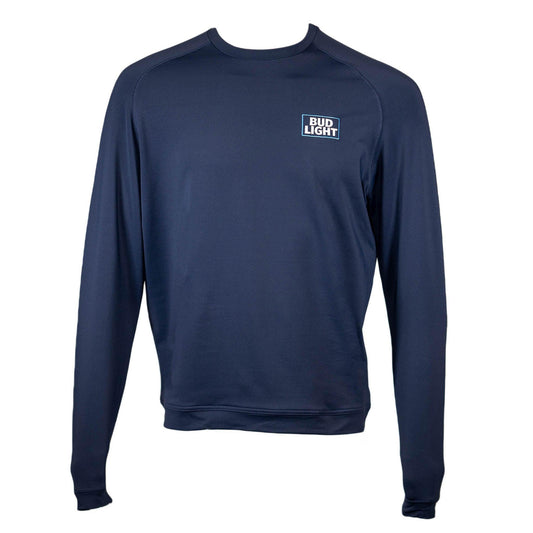 Navy blue Bud Light peter millar pullover crewneck.