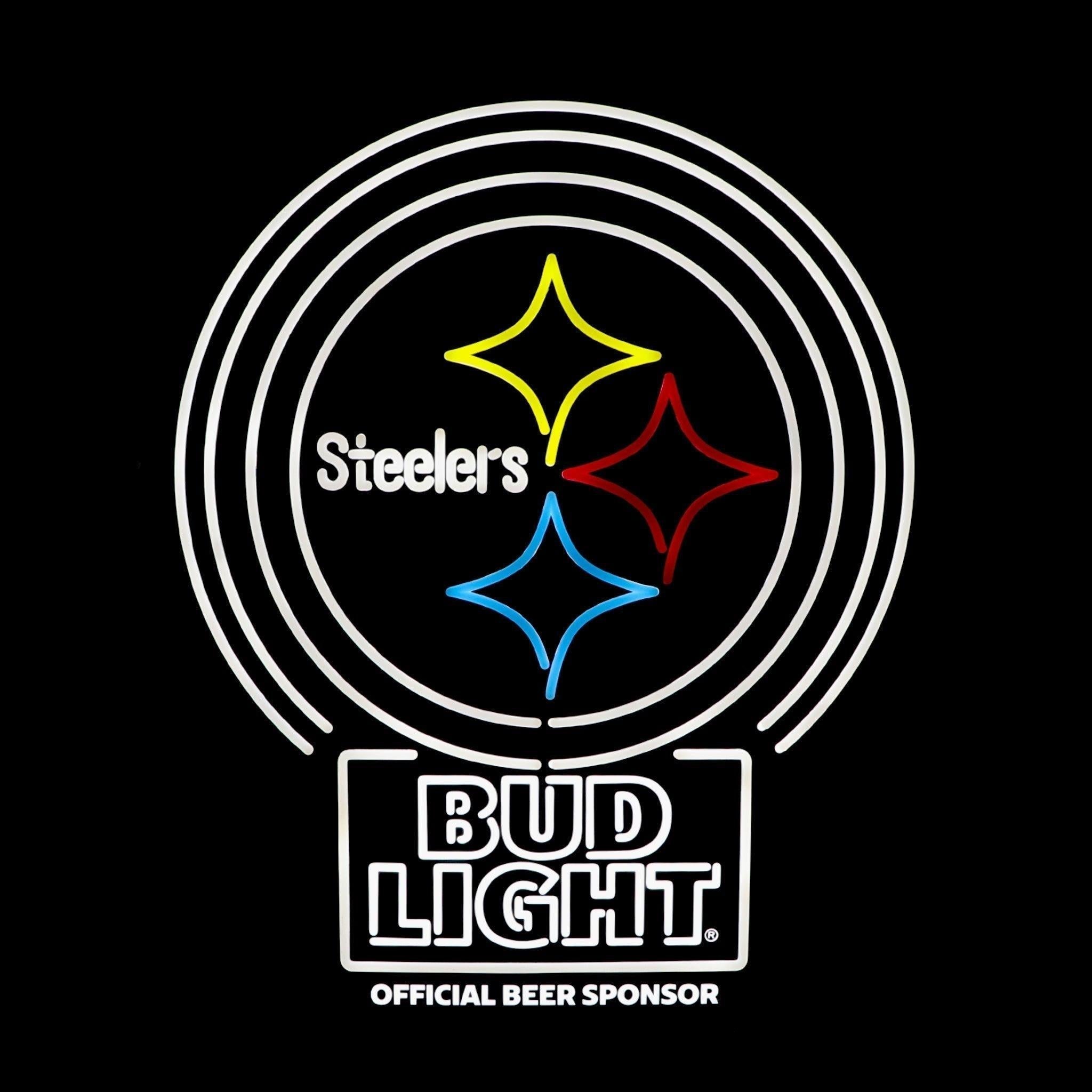 Bud Light Pittsburgh Steelers NFL LED Sign