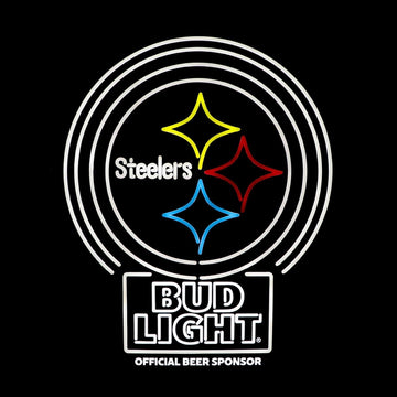 Bud Light Pittsburgh Steelers LED Sign.