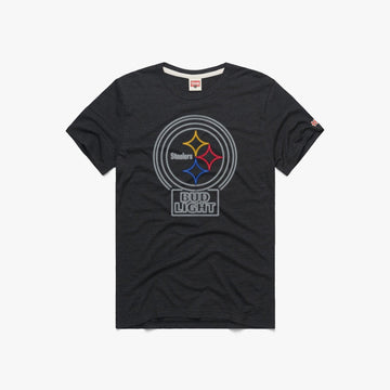 Bud Light Pittsburgh Steelers Black T-Shirt