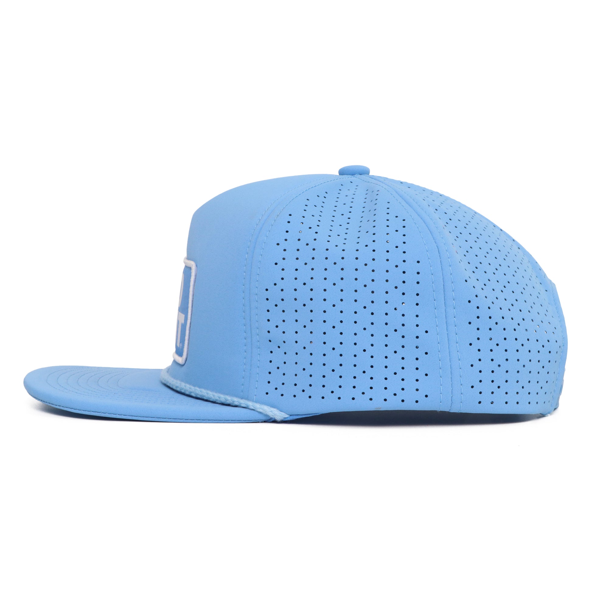 Side view of Bud Light stand out hat