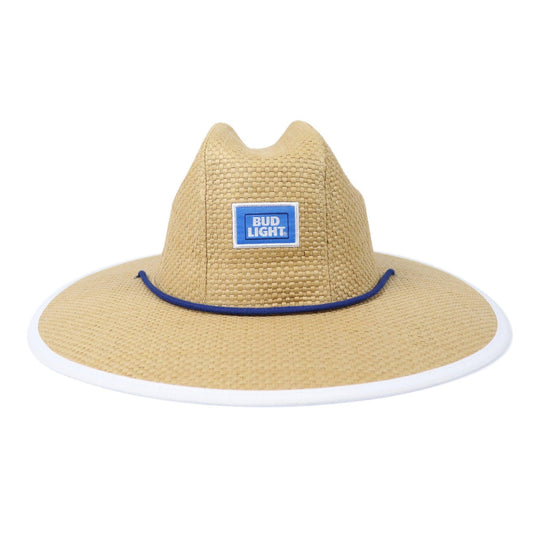 bud light straw hat