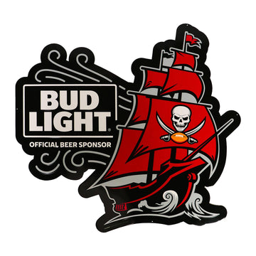 Bud Light Tampa Bay Buccaneers NFL Metal Sign