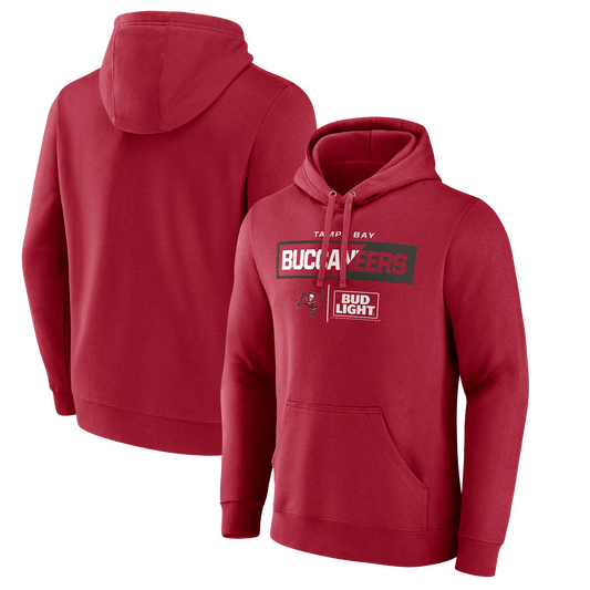 BUD LIGHT BUCCANEERS HOODIE RED