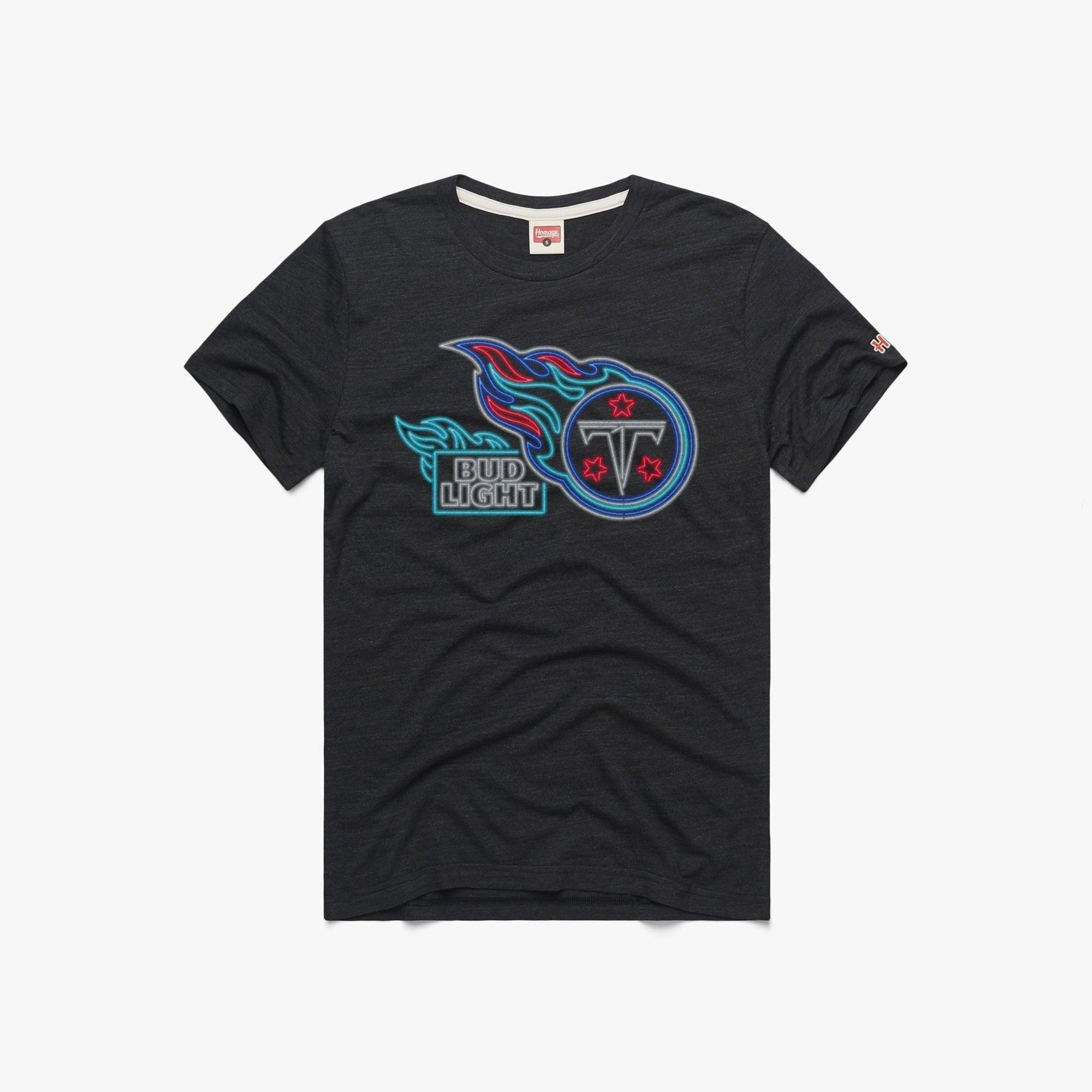 Bud Light Tennessee Titans Black T-Shirt
