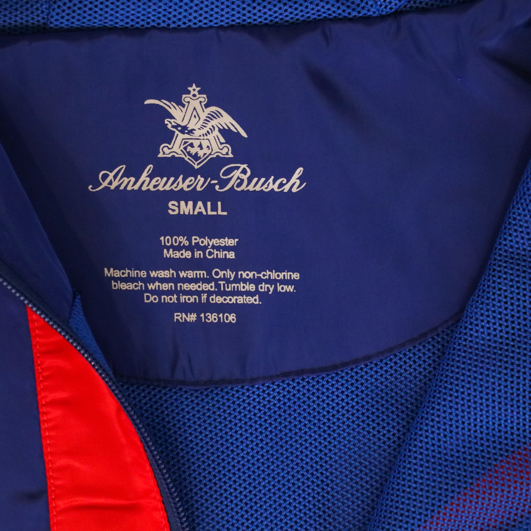 Bud Light Retro Striped Windbreaker