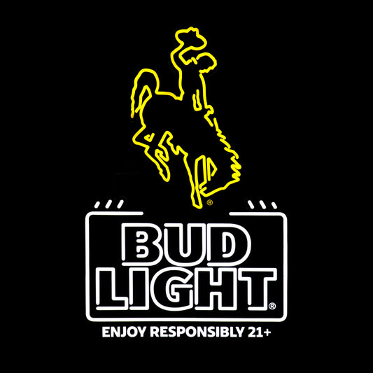 Bud Light Wyoming University LED Sign