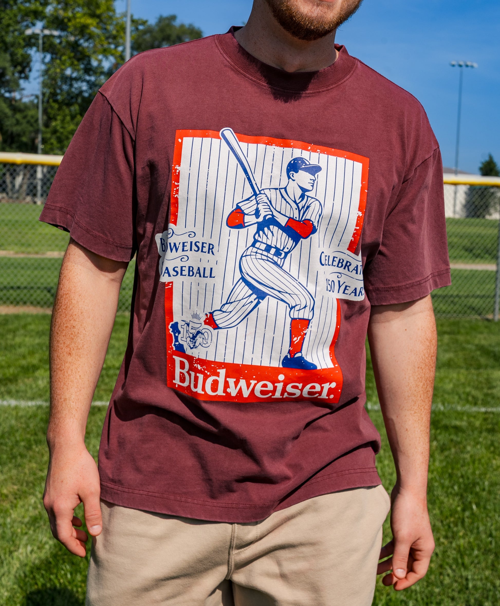 Budweiser 150 Years of Baseball T-Shirt