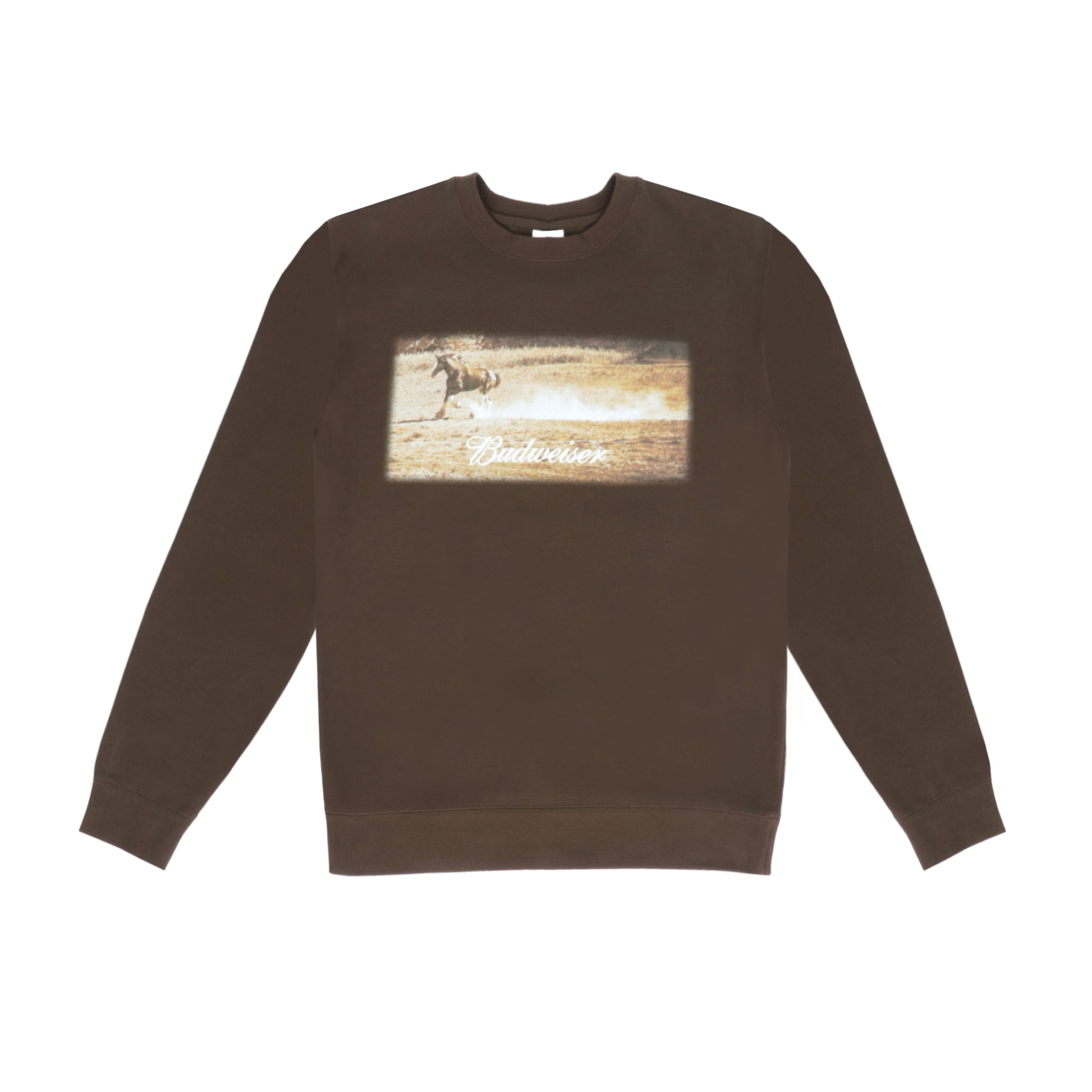 Budweiser Vintage Clydesdale Photo Crewneck