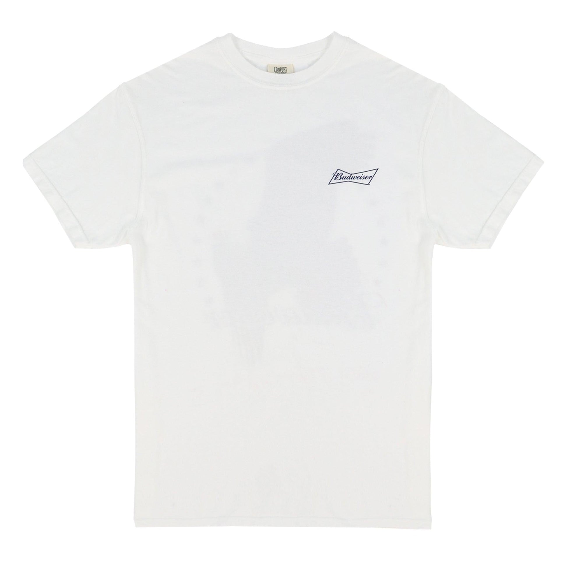 white budweiser freedom eagle t shirt