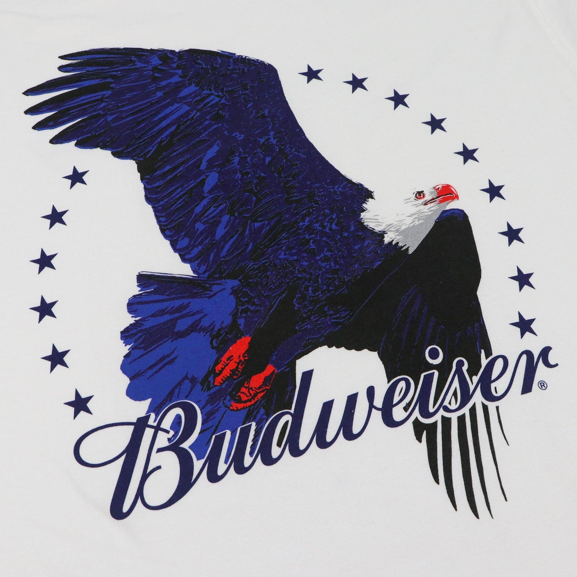 white budweiser freedom eagle t shirt