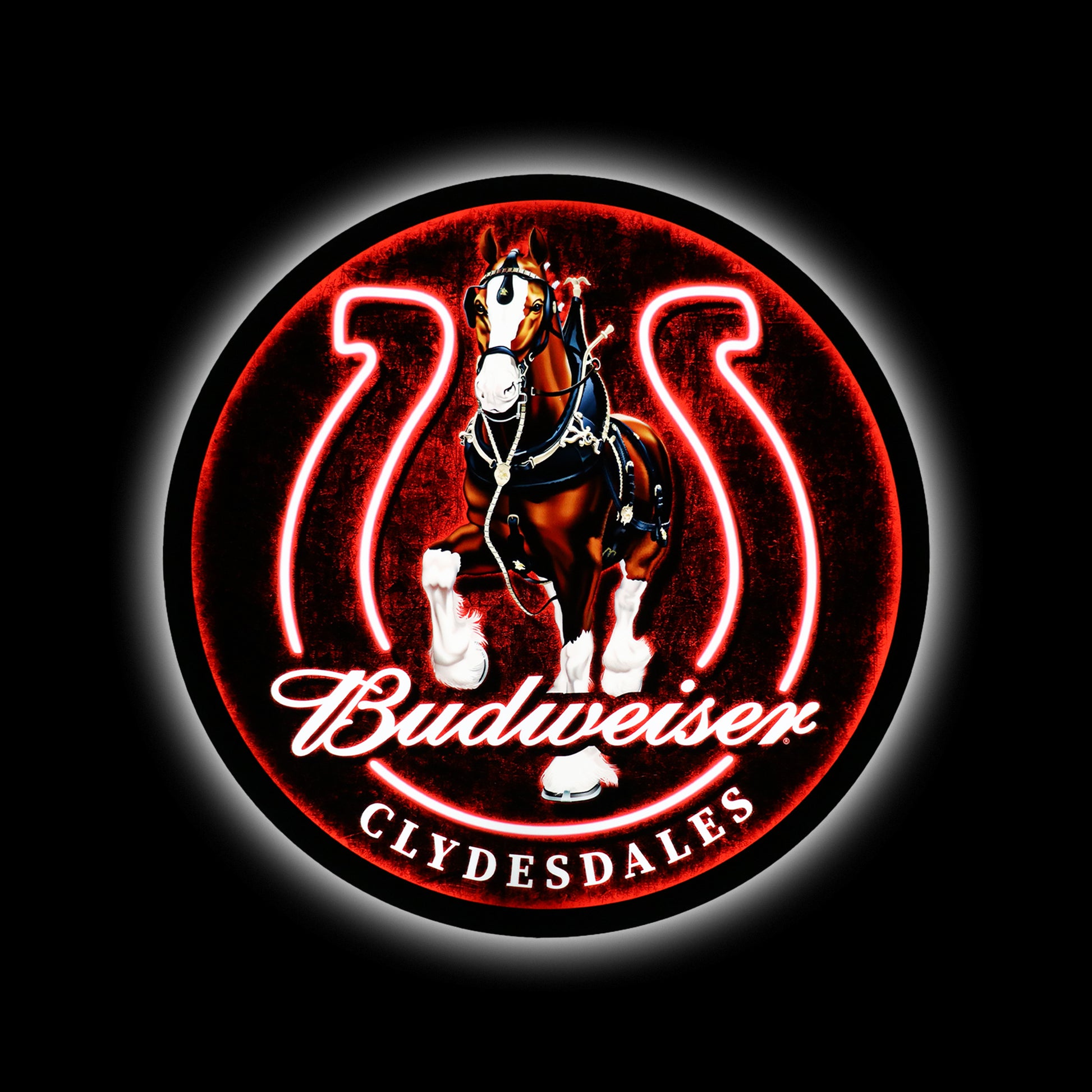 Budweiser Clydesdale Horseshoe LED