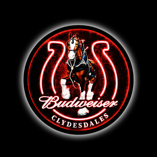Budweiser Clydesdale Horseshoe LED