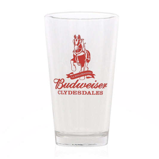 Budweiser Clydesdale Pint Glass