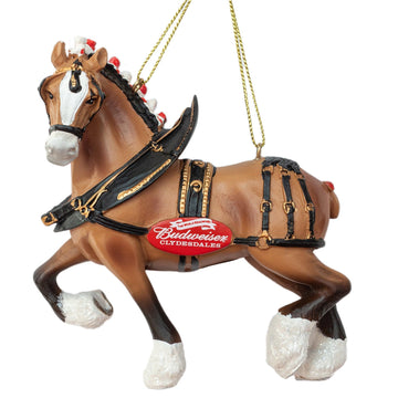 Budweiser Clydesdale Resin Ornament
