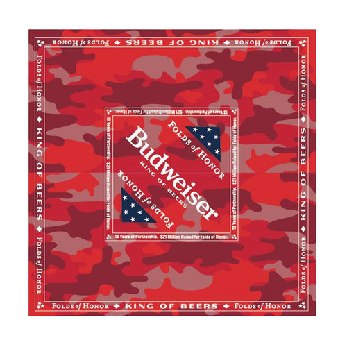 Budweiser Folds of Honor Bandana