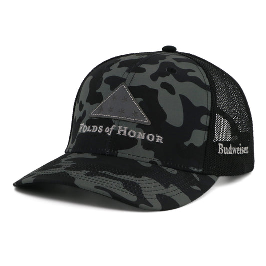 Budweiser Folds of Honor Grey Camo Hat