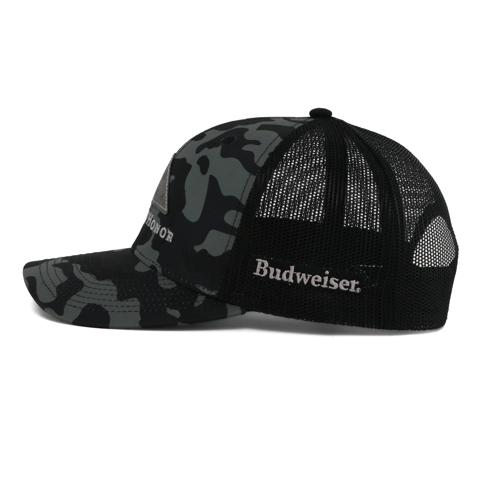 Budweiser Folds of Honor Grey Camo Hat